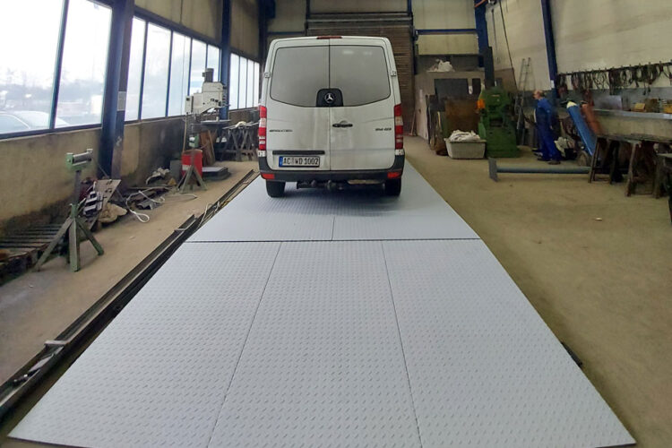 Truck scale WD 91 – Small truck scale – View 1