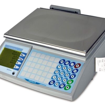 Price computing scales with receipt or label printer