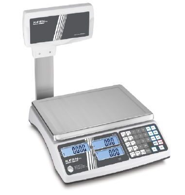 Price computing scales with receipt or label printer