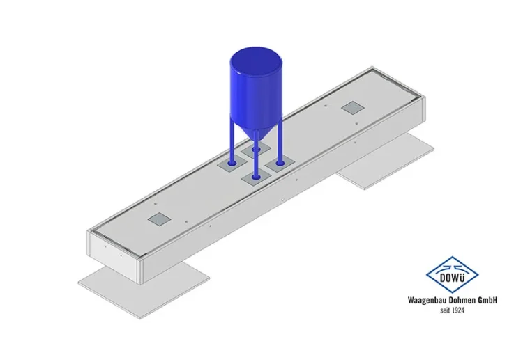 Truck Scale WD 10 for Plaster Silos